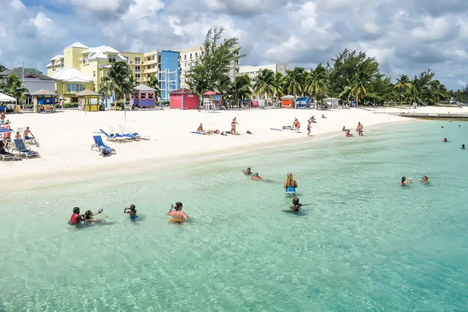 Junkanoo Beach in Nassau, Bahamas